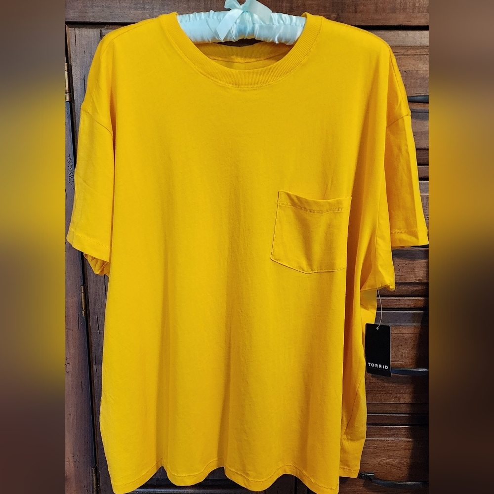 Torrid Relaxed Fit Pocket Tee